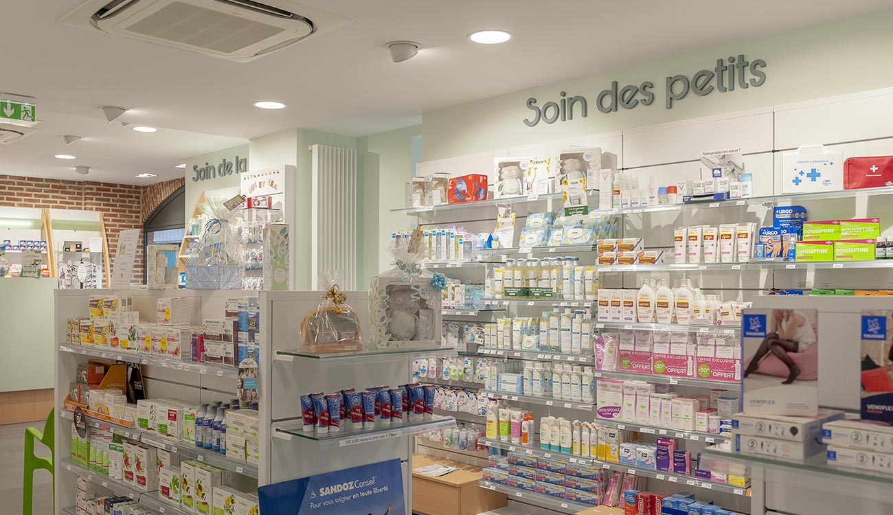 Pharmacie du Beffroi Chartres Agencement