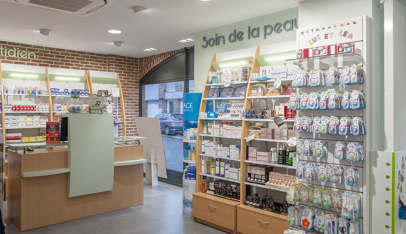 Pharmacie du Beffroi Chartres Agencement