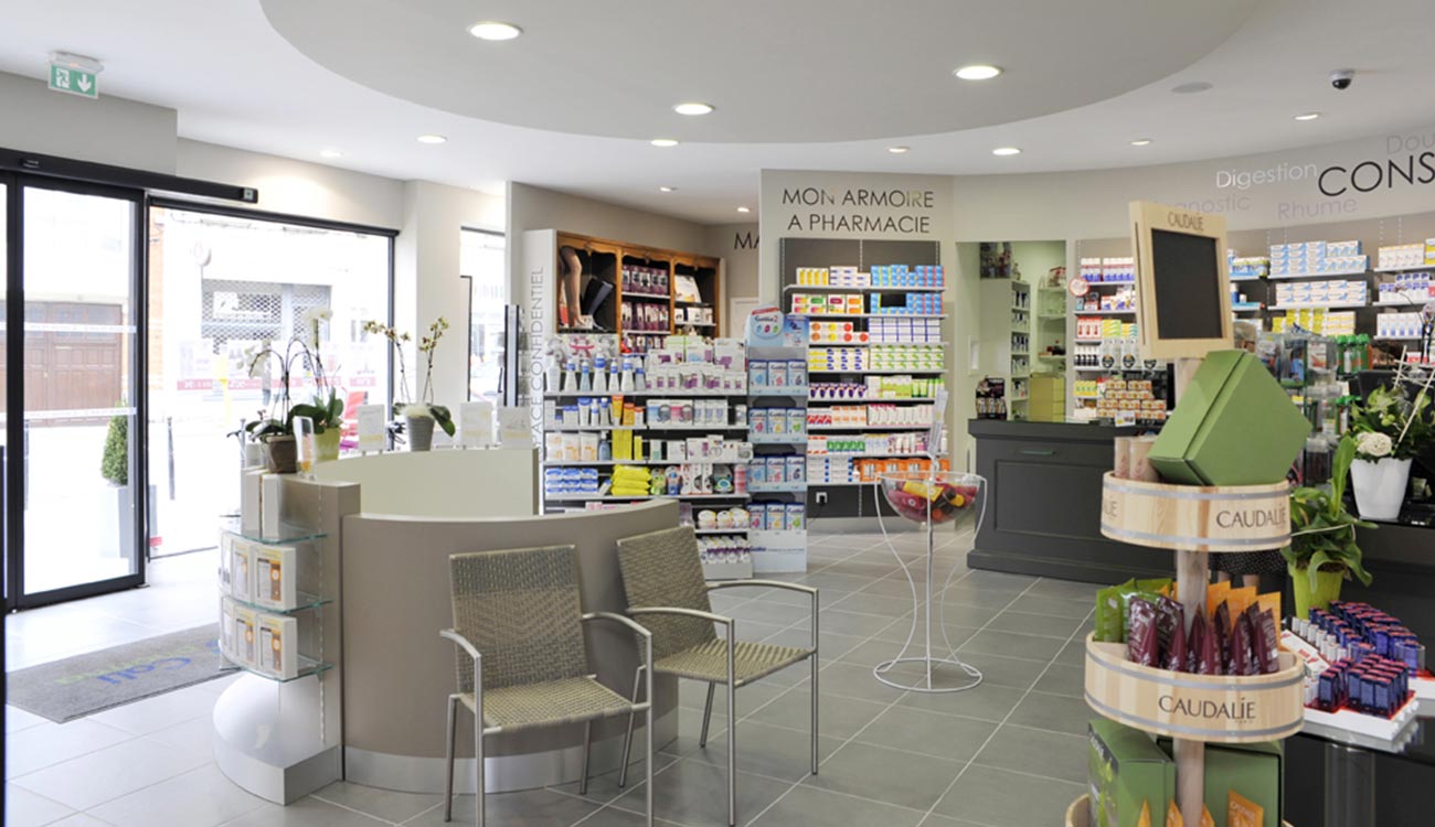 Pharmacie Botanique Chartres Agencement