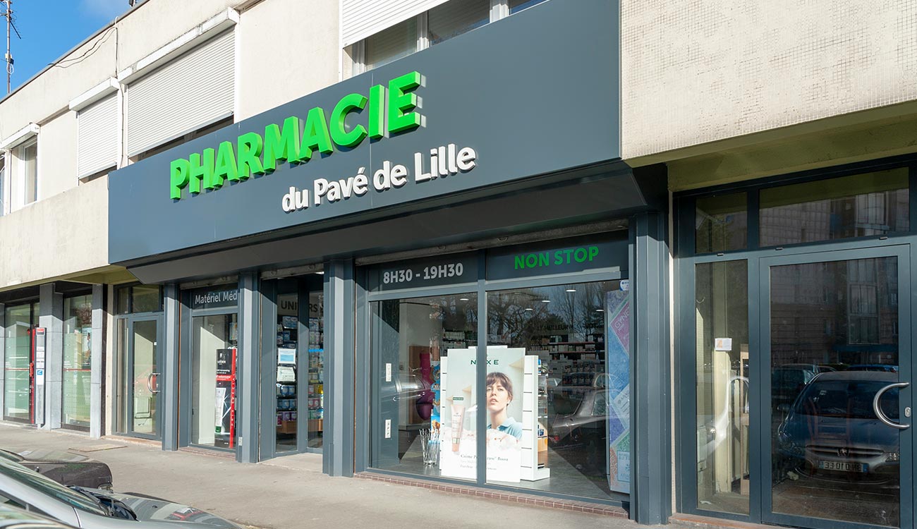 Pharmacie du Pavé de Lille Chartres Agencement