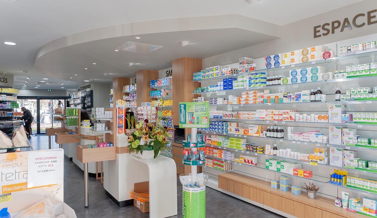 Pharmacie du Pavé de Lille Chartres Agencement