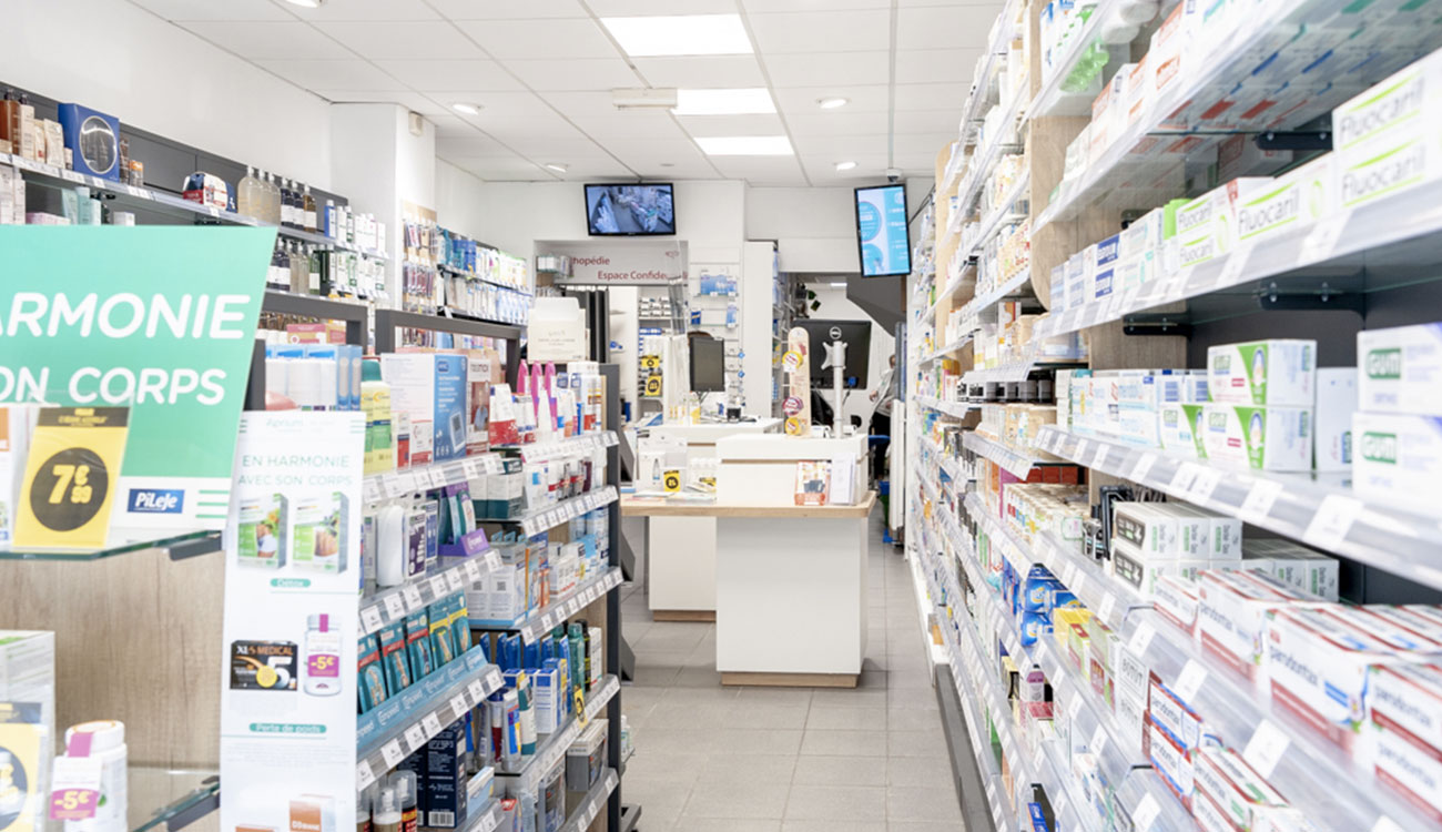 Pharmacie du Square à Lille Chartres Agencement